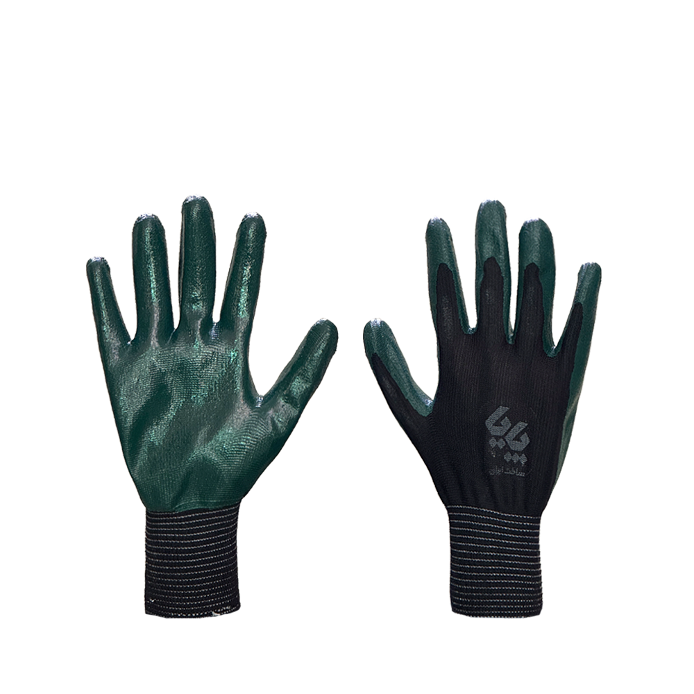 دستکش ایمنی کف مواد نیتریل پایا کد 55 اسپادانا